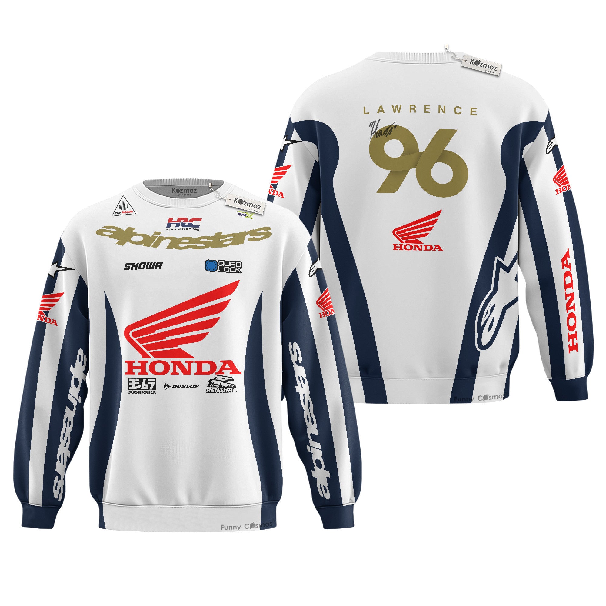 Hunter Lawrence Honda HRC AMA Supercross 2024 Costume Racing Suit