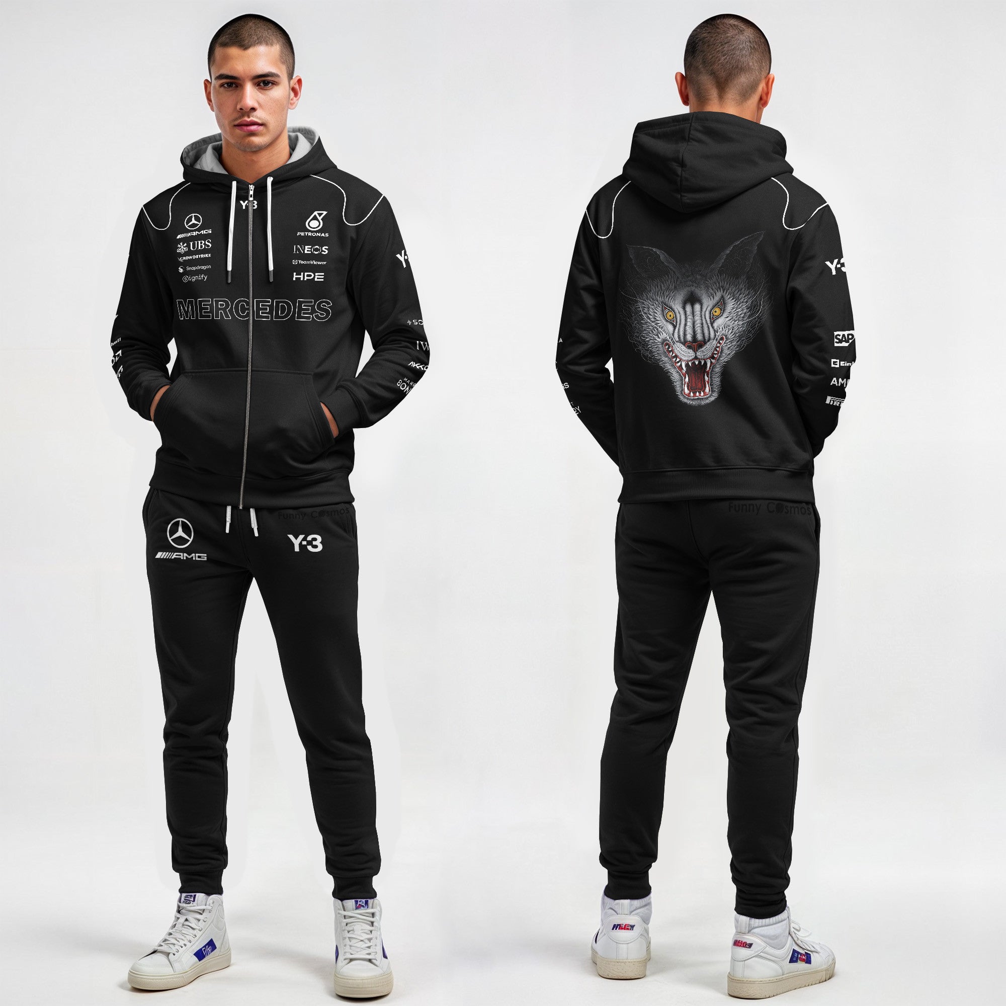 AMG Mer Y-3 Wolf F1 Team 2026 Costume Racing Suit