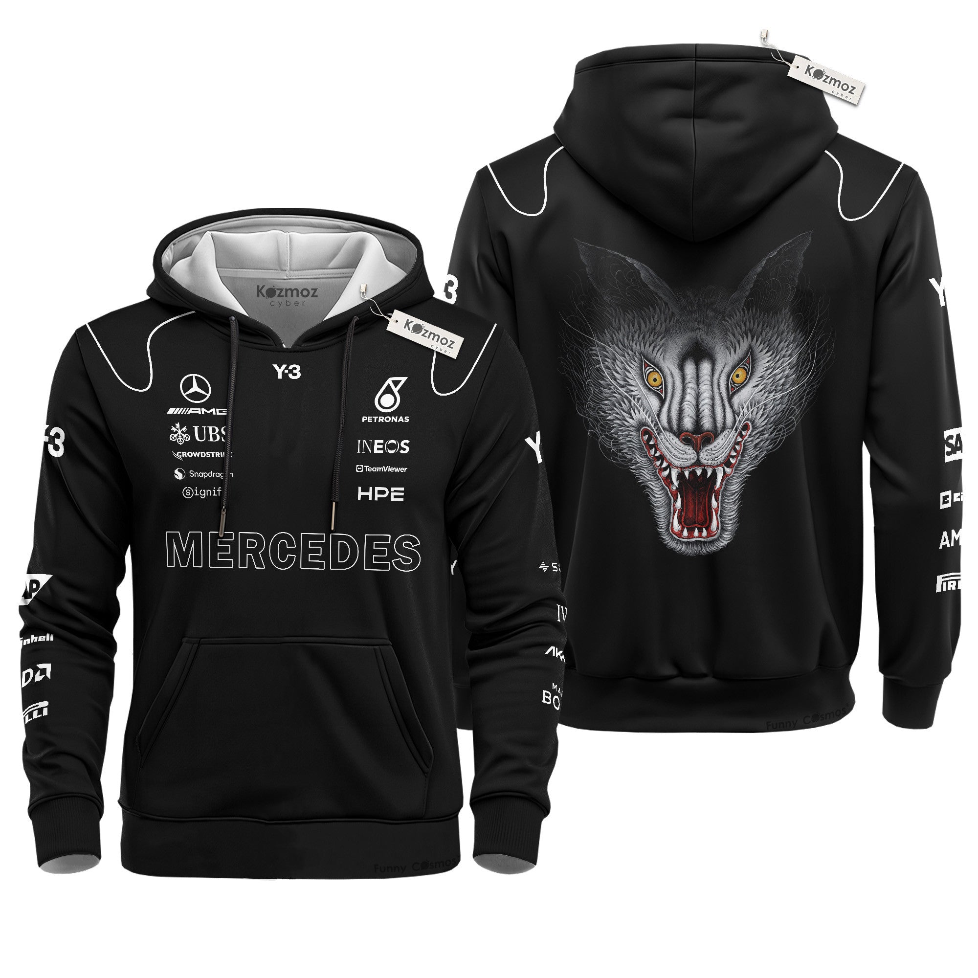 AMG Mer Y-3 Wolf F1 Team 2026 Costume Racing Suit