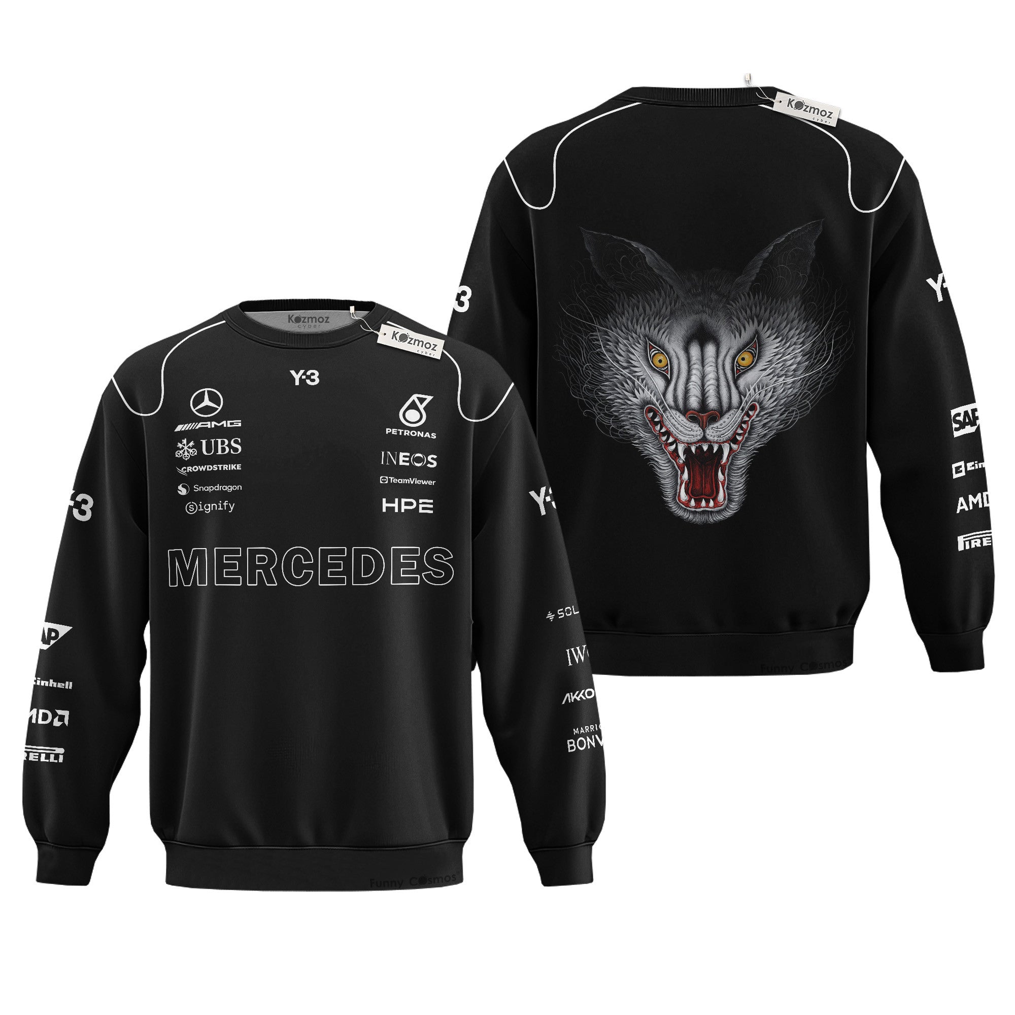 AMG Mer Y-3 Wolf F1 Team 2026 Costume Racing Suit