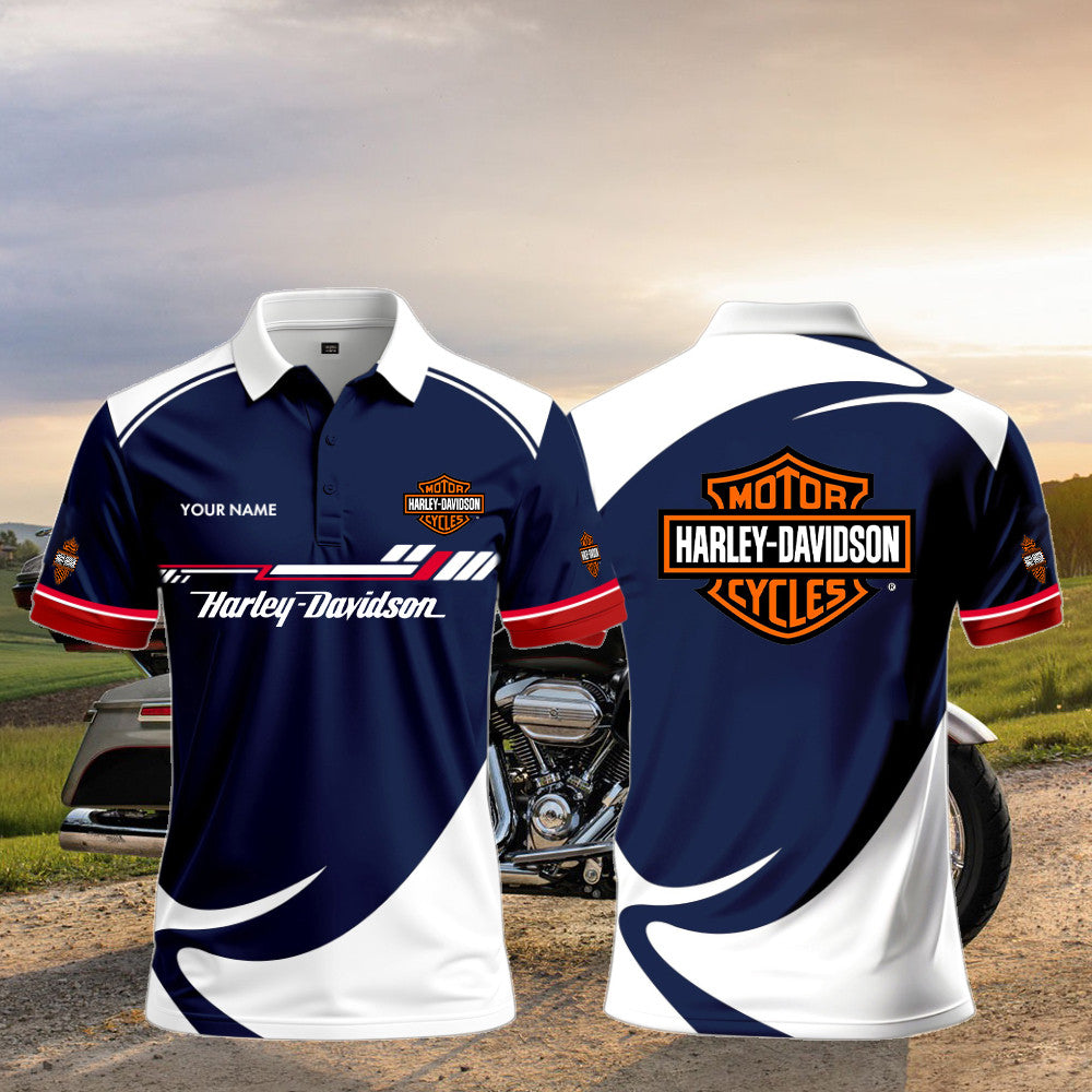 HD Polo Shirt Custom Print Name