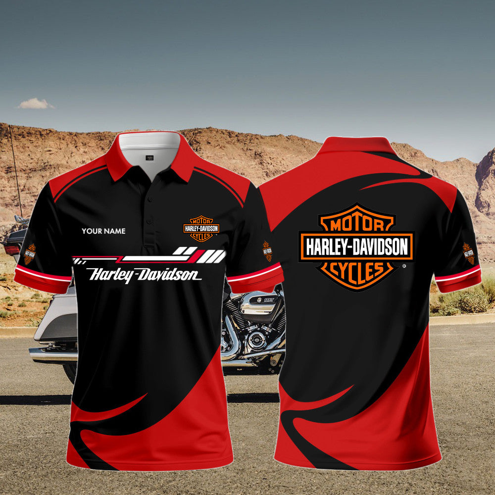 HD Polo Shirt Custom Print Name