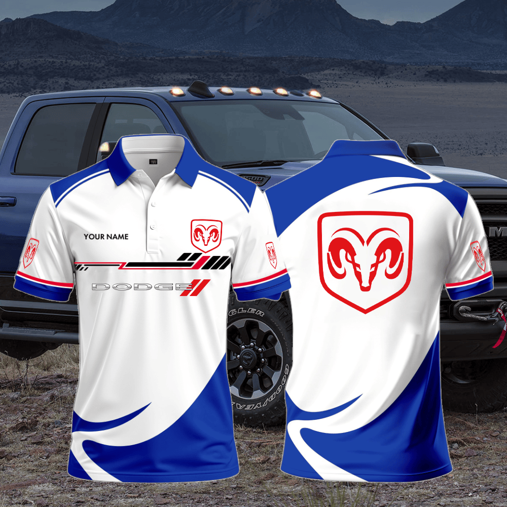 DG RAM Polo Shirt Custom Print Name