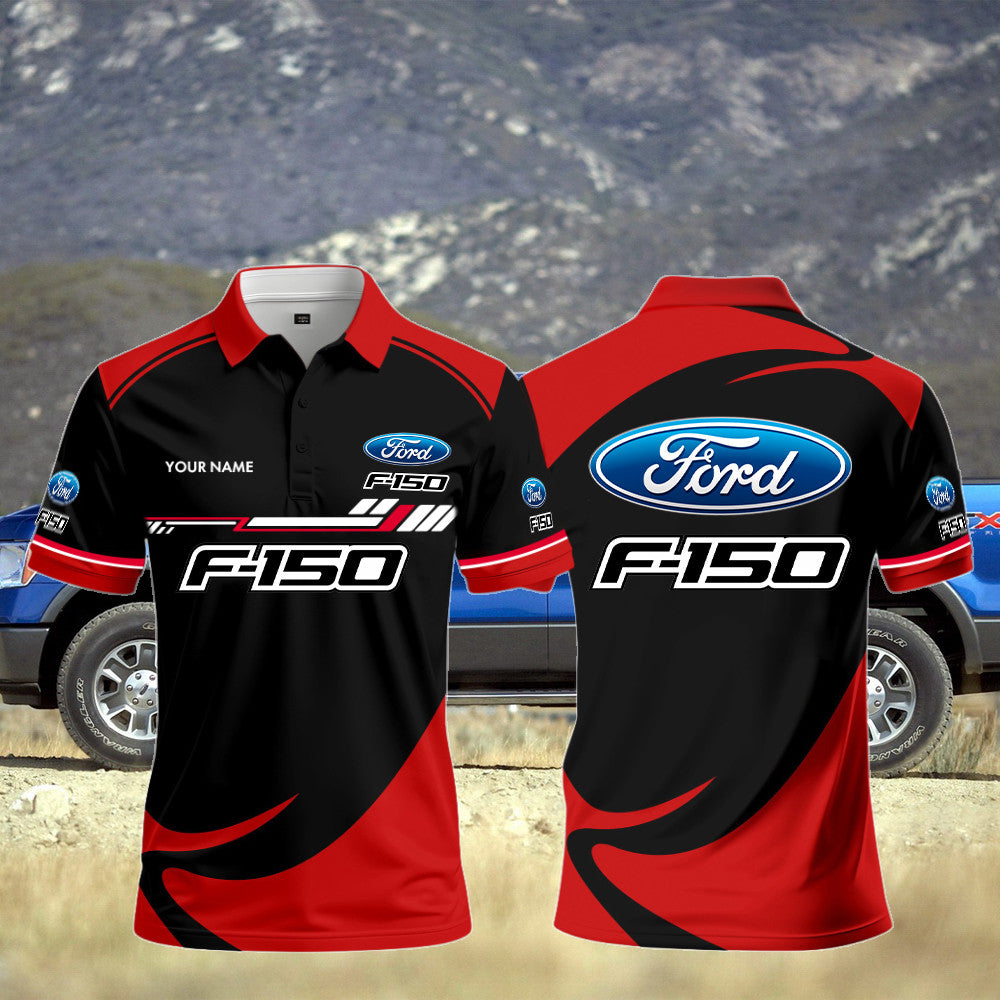 FD Polo Shirt Custom Print Name
