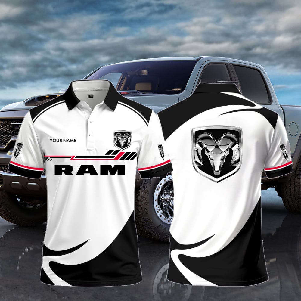 Ram Polo Shirt Custom Print Name