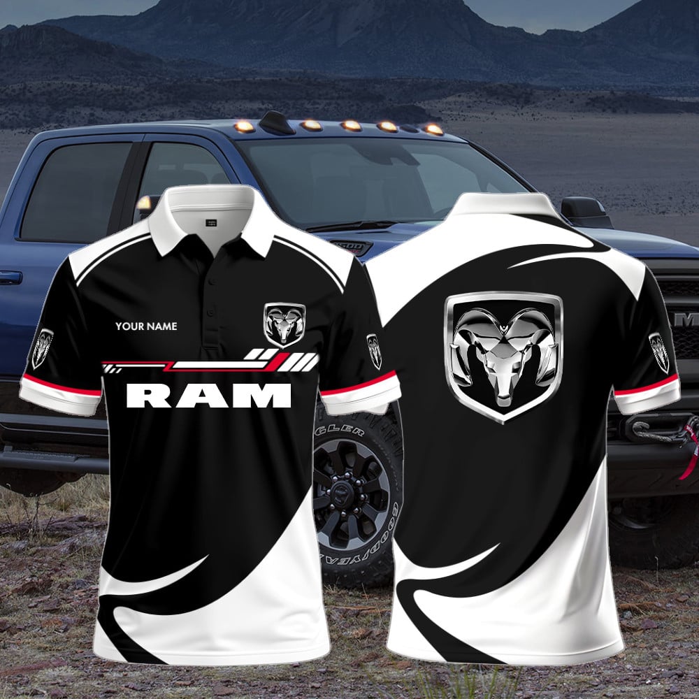 Ram Polo Shirt Custom Print Name