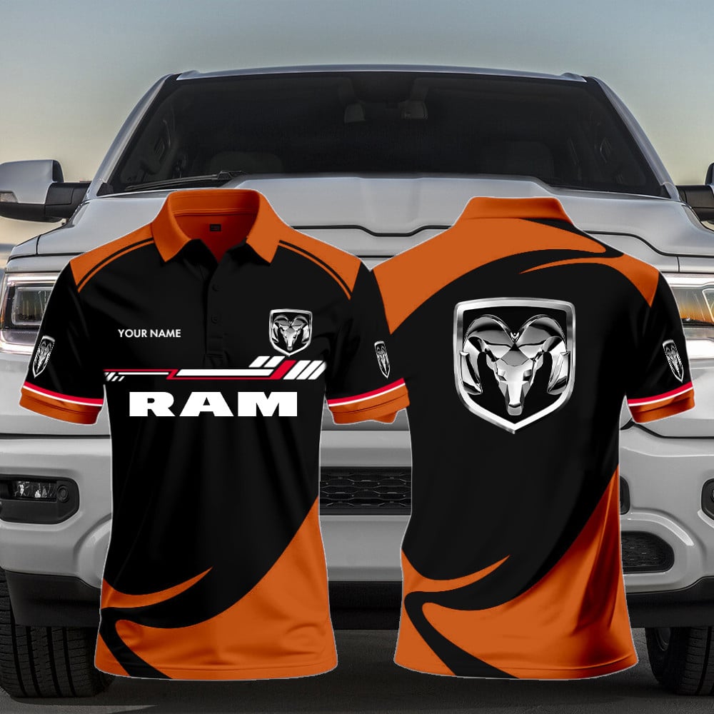 Ram Polo Shirt Custom Print Name