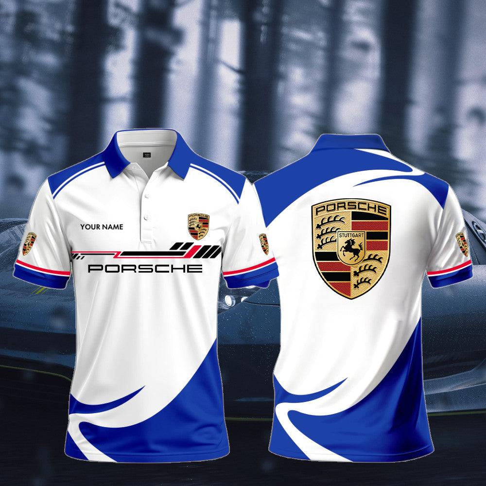 PC Polo Shirt Custom Print Name