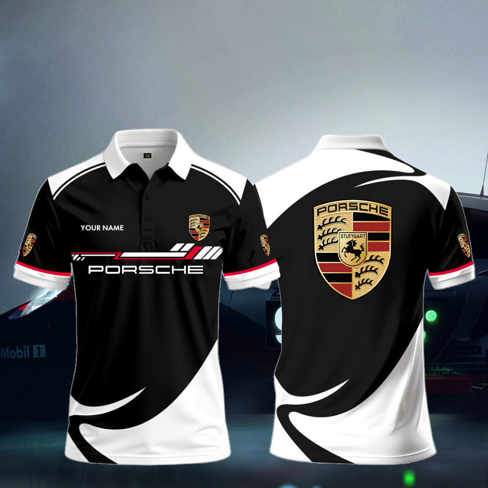 PC Polo Shirt Custom Print Name