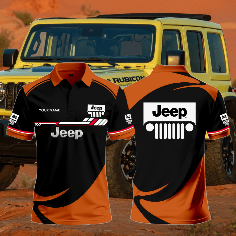 JP Polo Shirt Custom Print Name