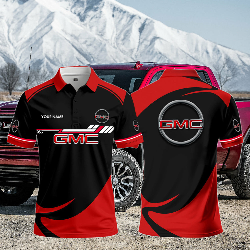 GM Polo Shirt Custom Print Name