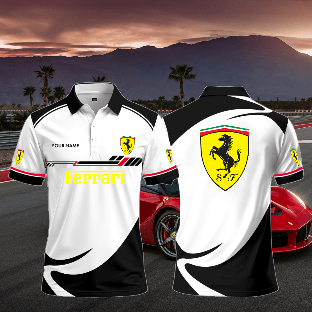FE Polo Shirt Custom Print Name