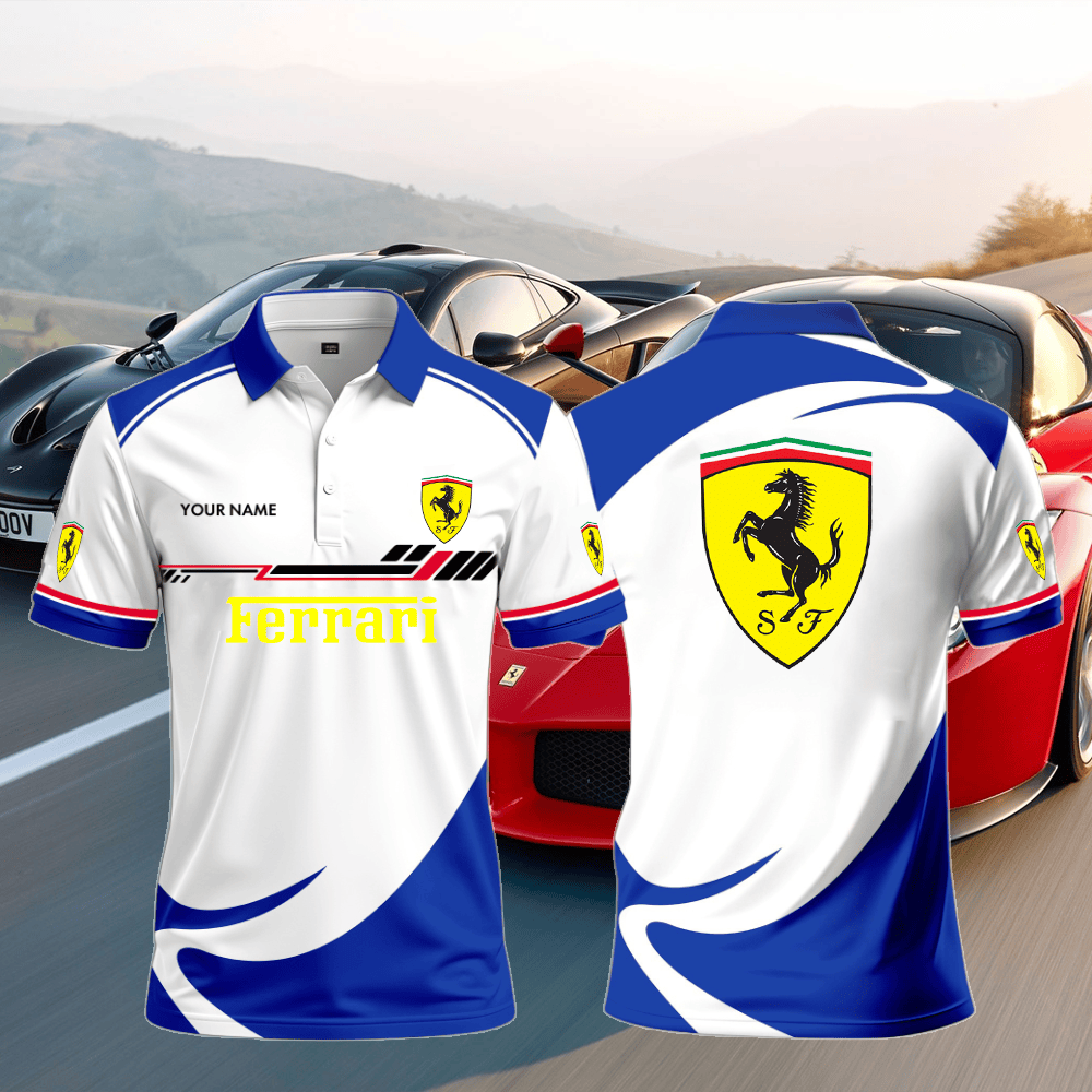 FE Polo Shirt Custom Print Name