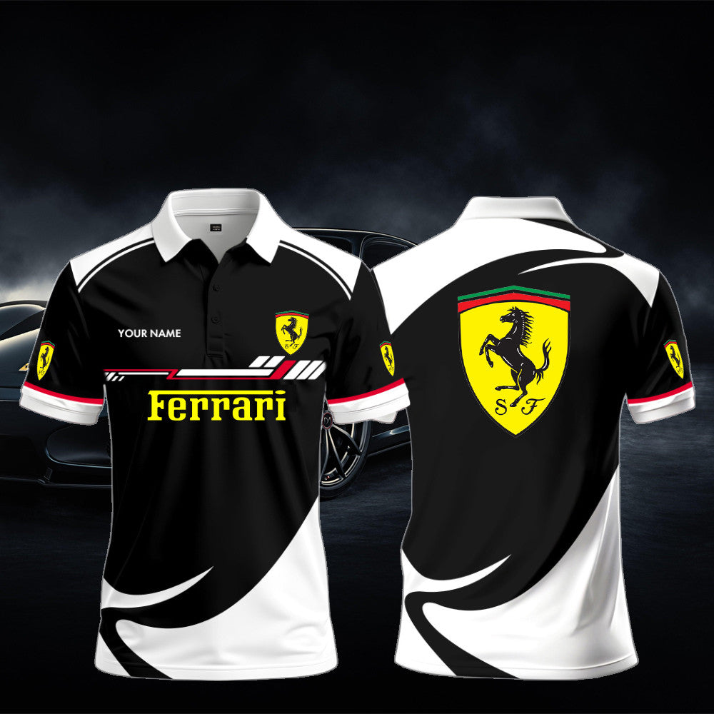 FE Polo Shirt Custom Print Name