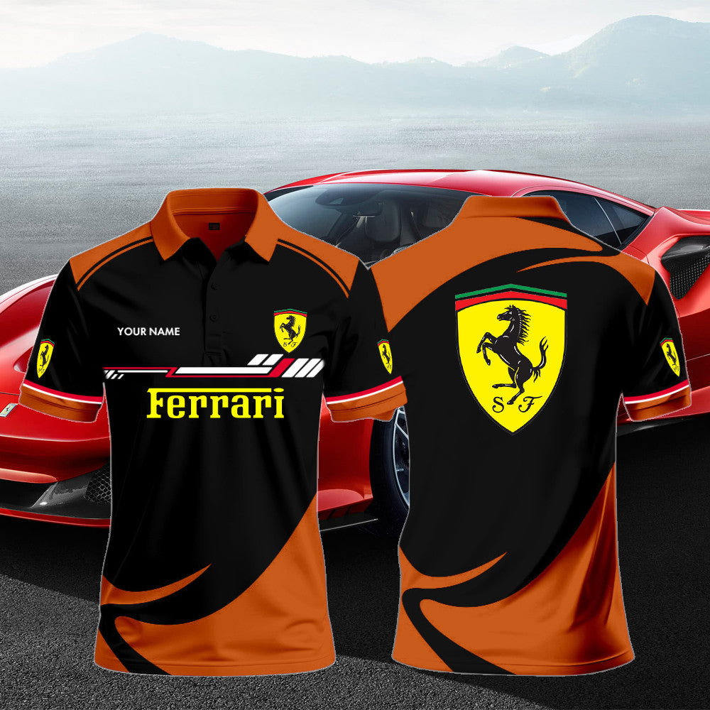 FE Polo Shirt Custom Print Name