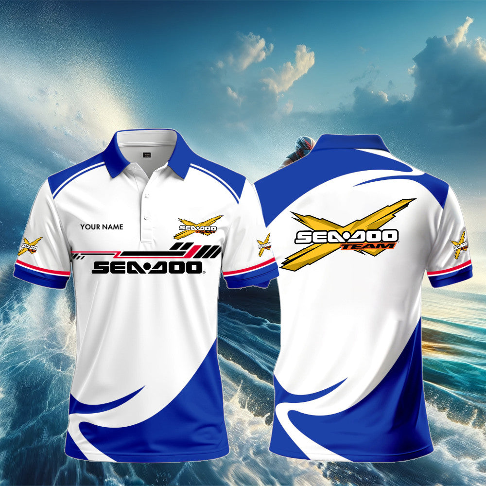 SD Polo Shirt Custom Print Name