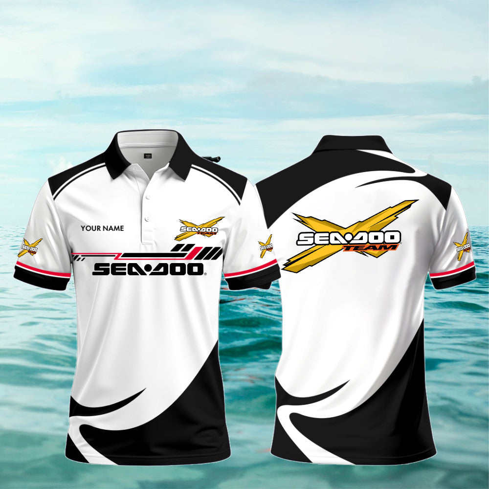 SD Polo Shirt Custom Print Name
