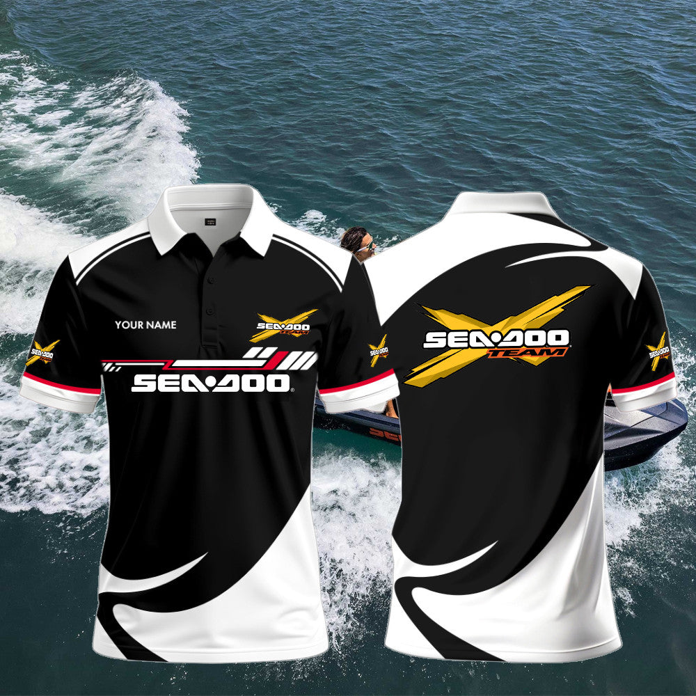 SD Polo Shirt Custom Print Name
