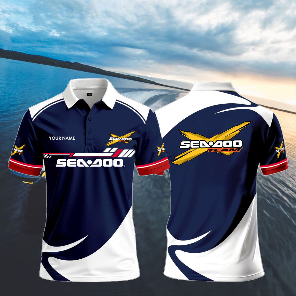 SD Polo Shirt Custom Print Name