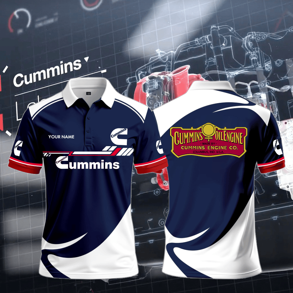 CM Polo Shirt Custom Print Name