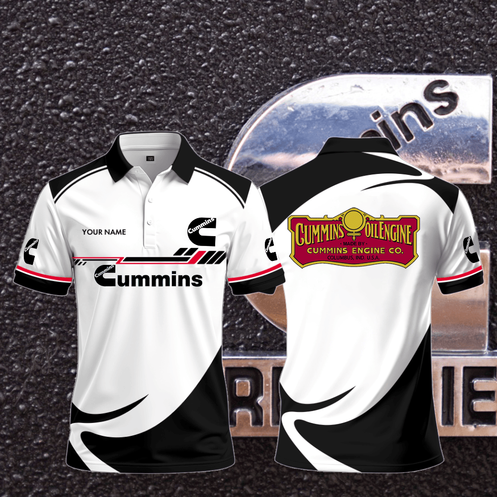 CM Polo Shirt Custom Print Name