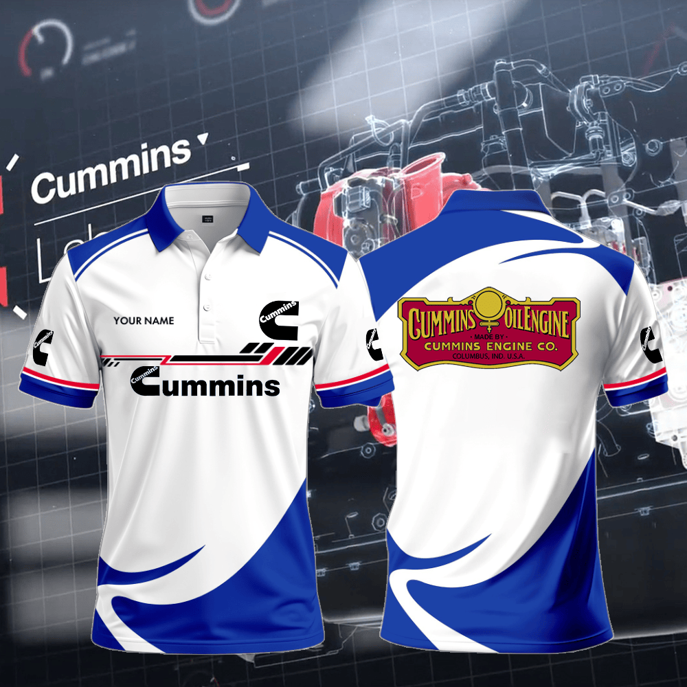 CM Polo Shirt Custom Print Name