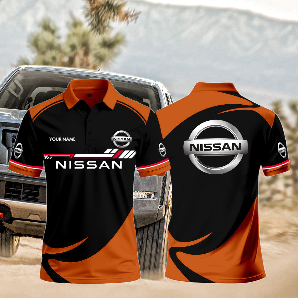 NS Polo Shirt Custom Print Name