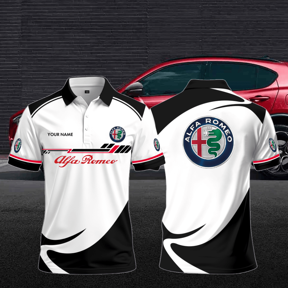 AR Polo Shirt Custom Print Name