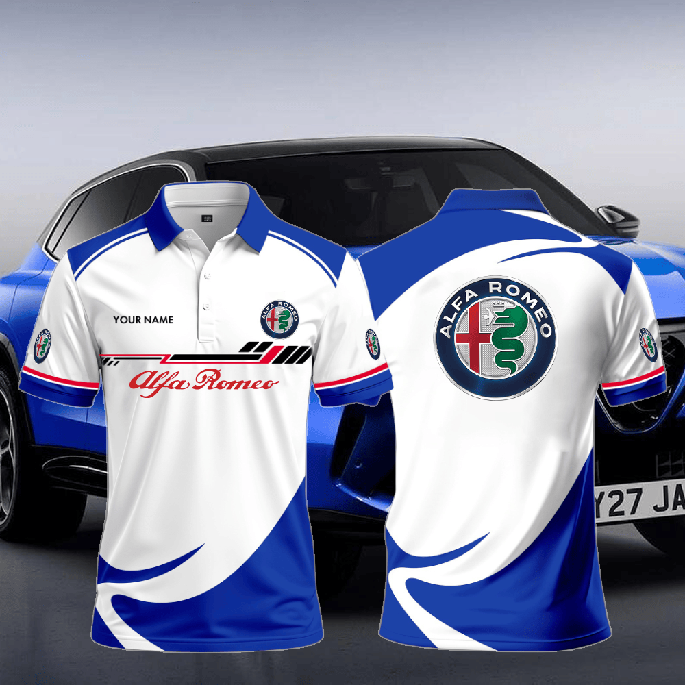AR Polo Shirt Custom Print Name