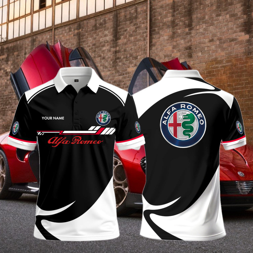 AR Polo Shirt Custom Print Name