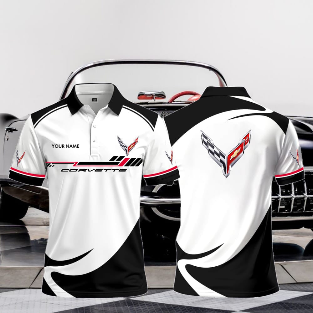 C8 Polo Shirt Custom Name