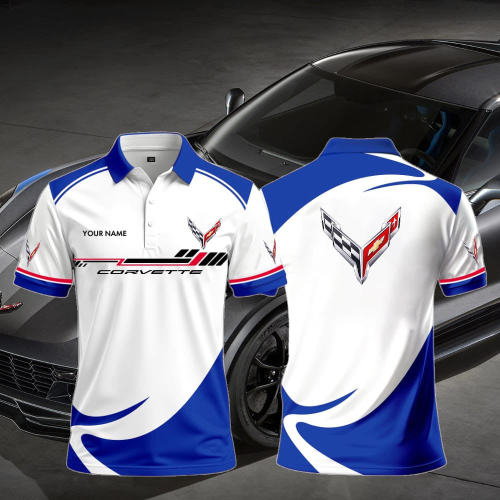C8 Polo Shirt Custom Name