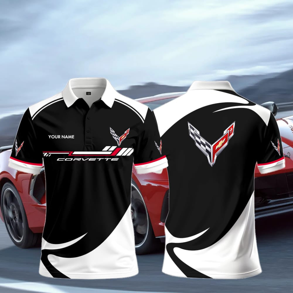 C8 Polo Shirt Custom Name