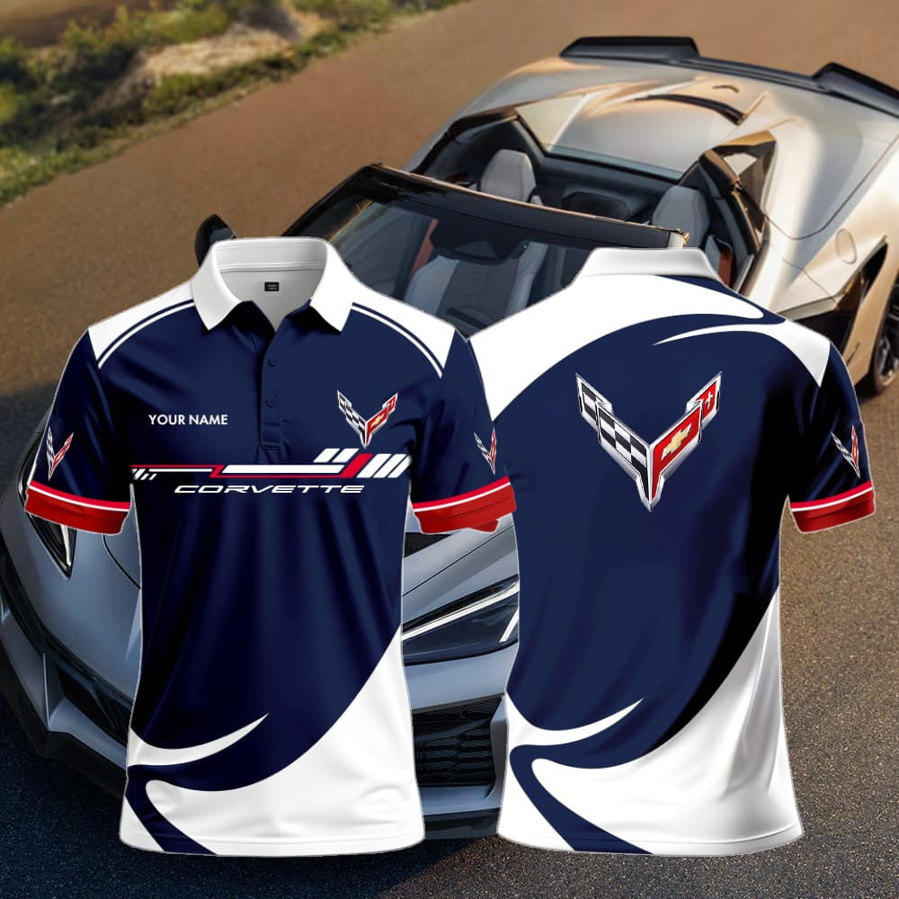 C8 Polo Shirt Custom Name