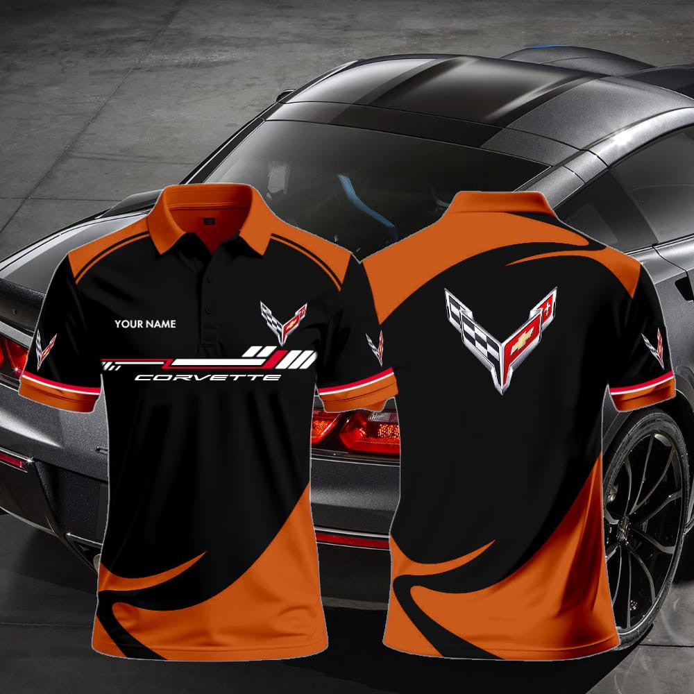 C8 Polo Shirt Custom Name