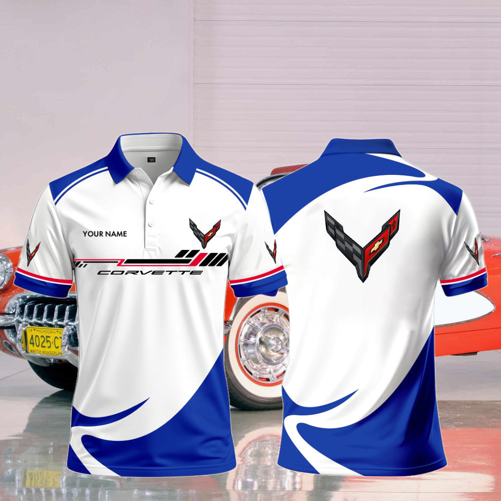C8 Carbon Flash Bagde Polo Shirt