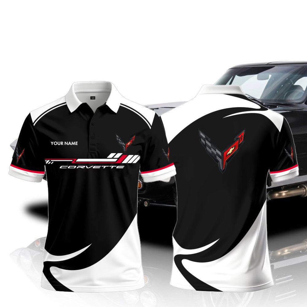 C8 Carbon Flash Bagde Polo Shirt