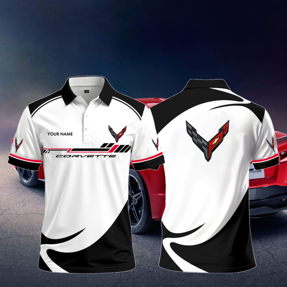 C8 Carbon Flash Bagde Polo Shirt