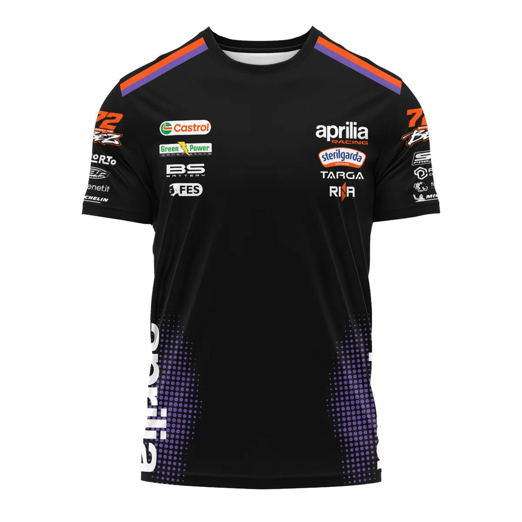2026 Marco Bezzecchi Aprilia Racing Moto GP Teamwear T-Shirt BLGP26326A1TS