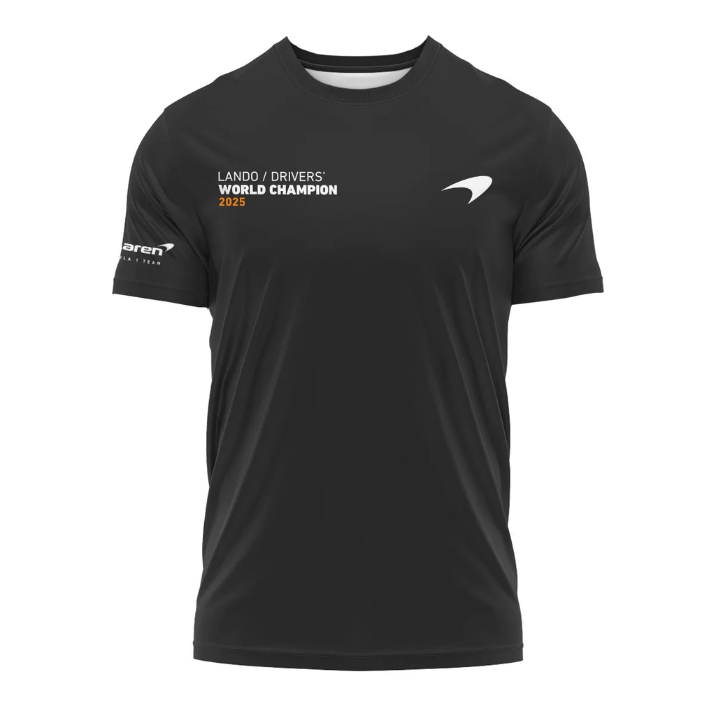 2025 MCL39 Champion Lando Norris McLaren F1 Team T-Shirt BLNRWDCA13TS