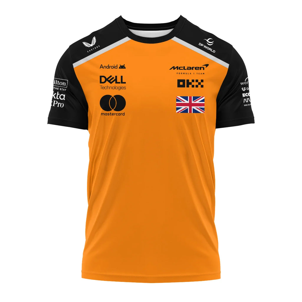 Champion From #4 to #1 Lando Norris McLaren F1 Team T-Shirt BLNRWDCA1TS