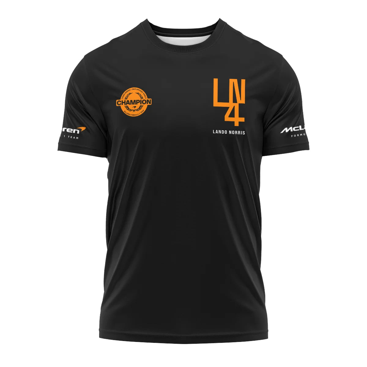 Lando Norris LN4 World Champion McLaren F1 Team T-Shirt BLVALN051225A8TS