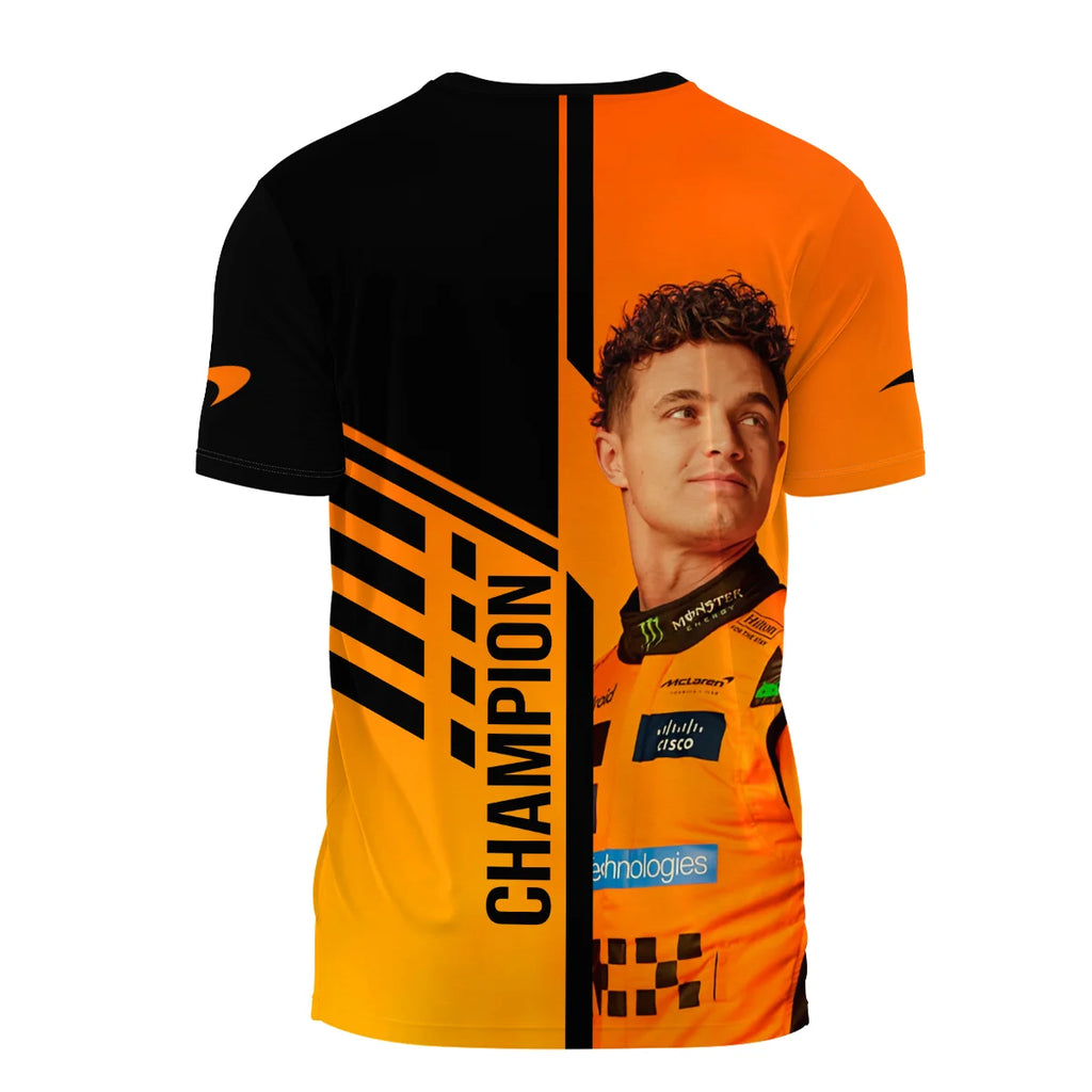 2025 World Champion Lando Norris McLaren F1 Team T-Shirt BLNRWDCA3TS