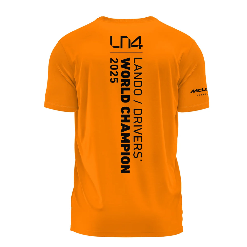 Lando Norris 2025 Drivers’ World Champion McLaren F1 Team T-Shirt BLVALN051225A4TS