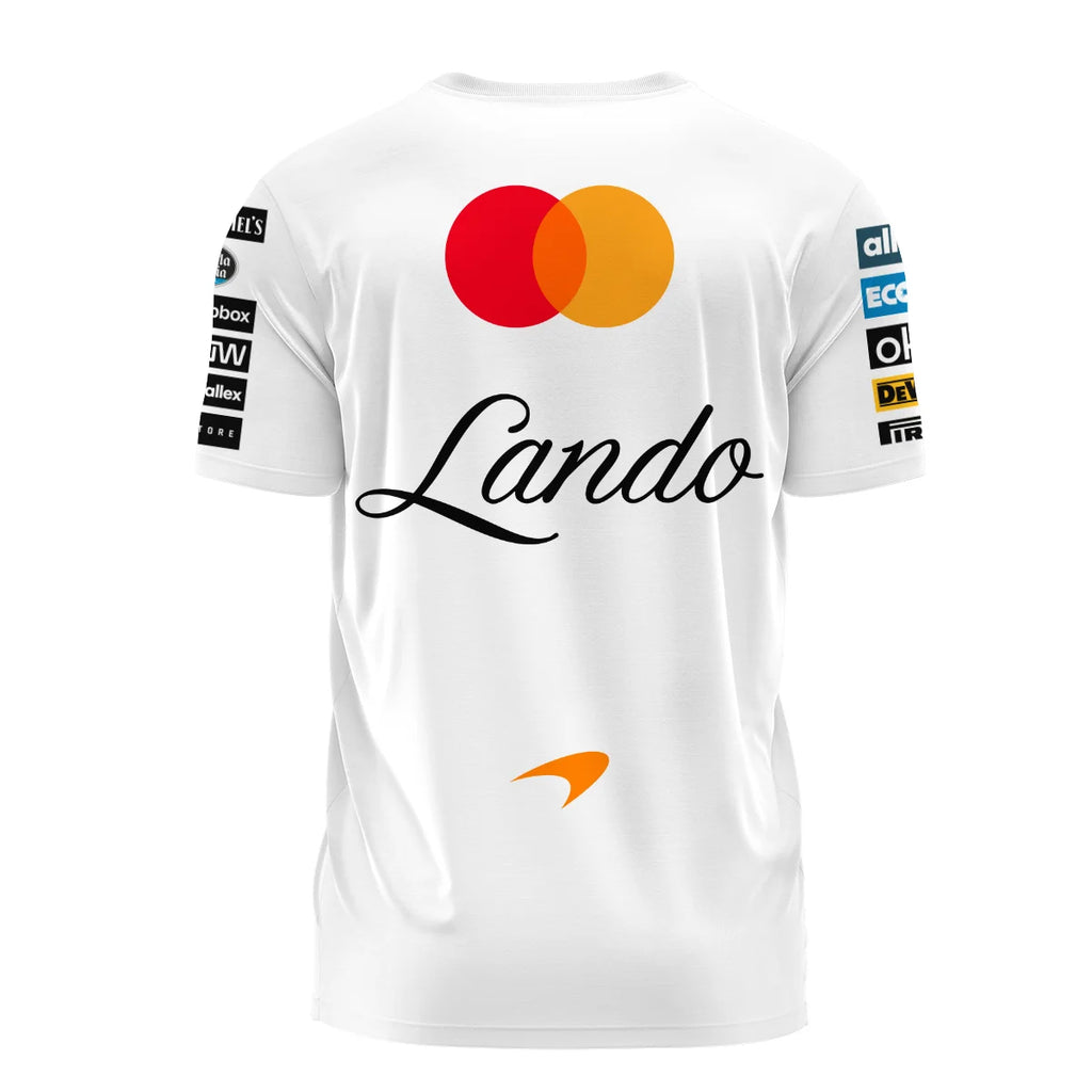 2025 Lando Norris Racing Suit McLaren F1 T-Shirt BLVALN120825A4TS
