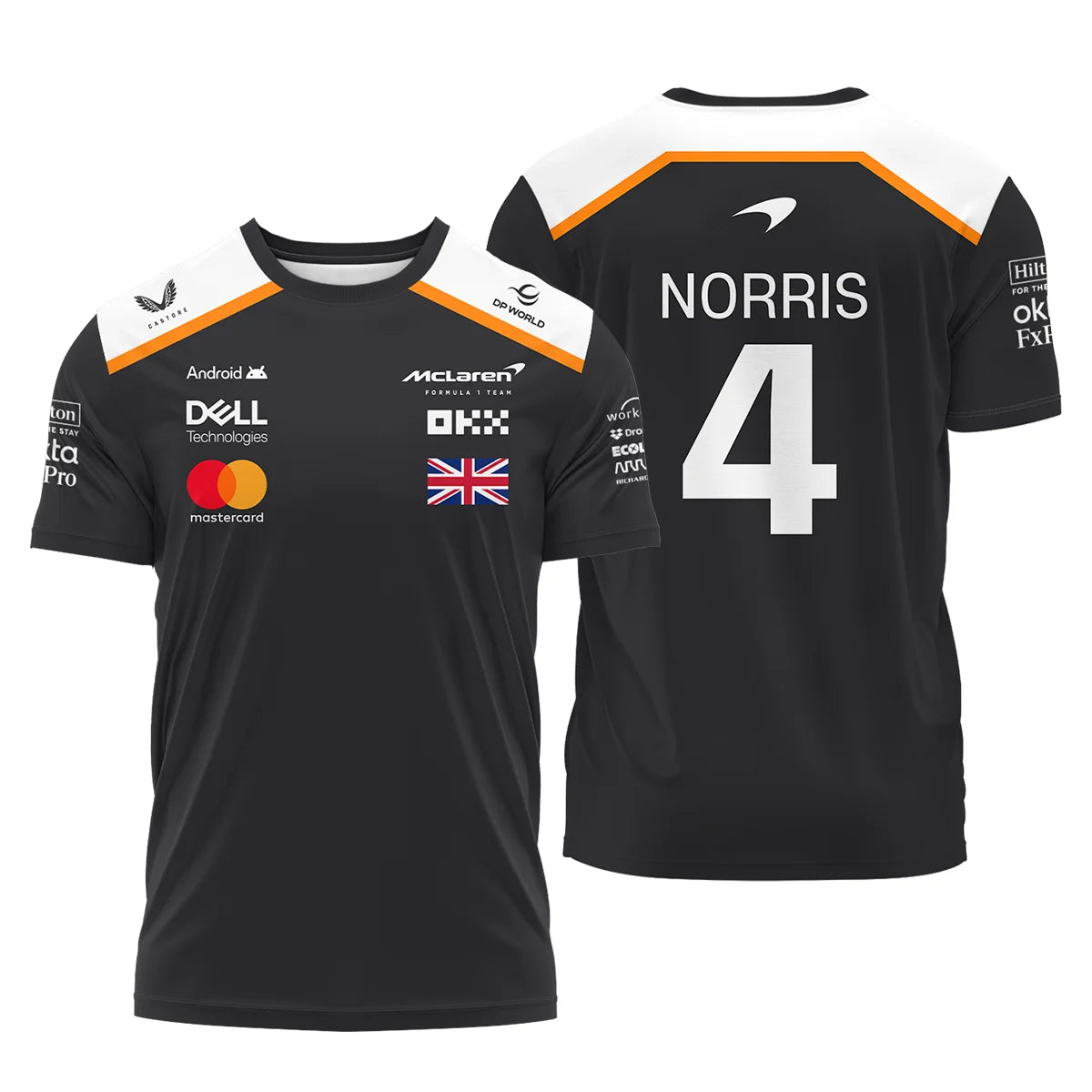 Lando Norris LN4 McLaren F1 Exclusive T-Shirt BLF19625A2TS