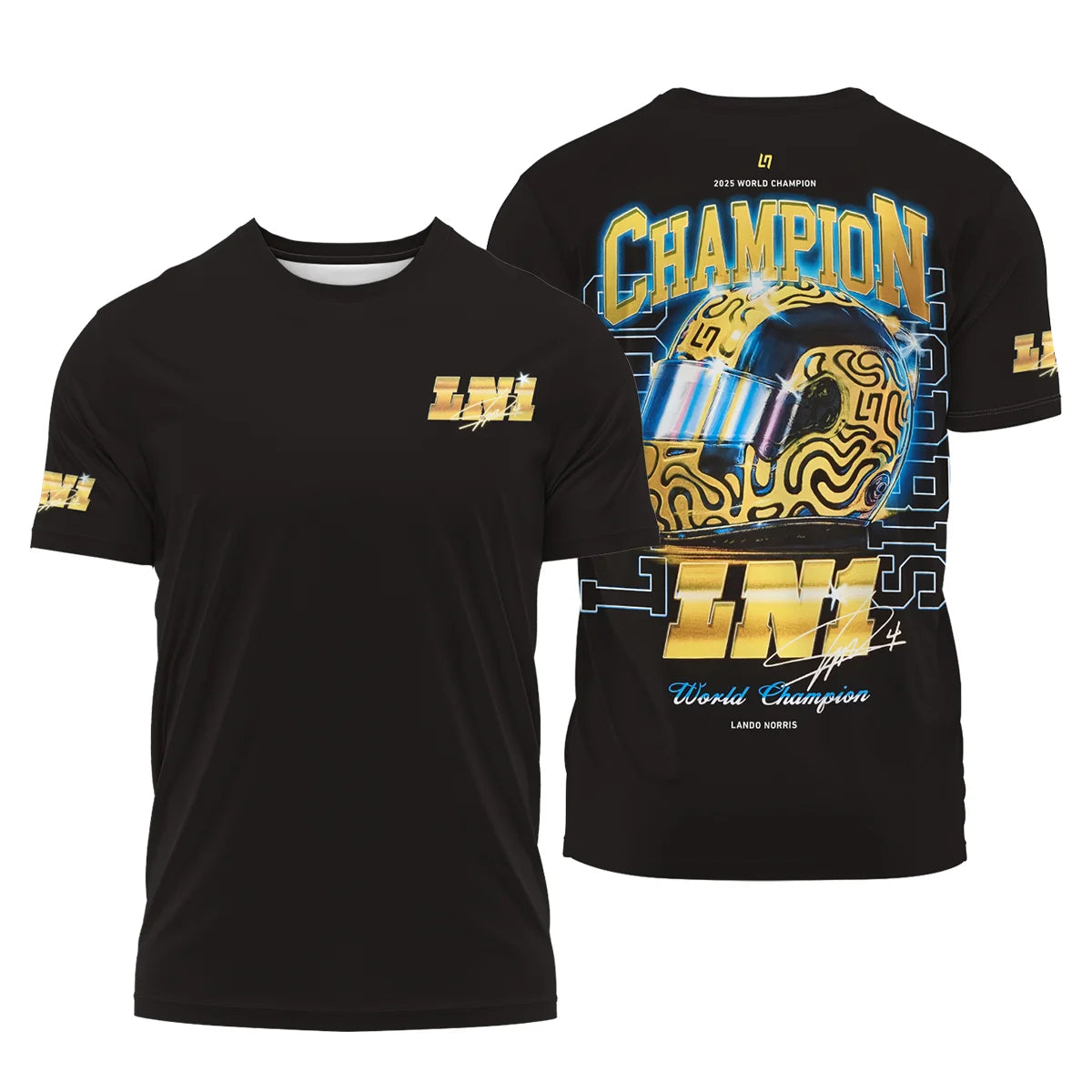 LN1 World Champion Lando Norris T-Shirt BLVALN051225A10TS
