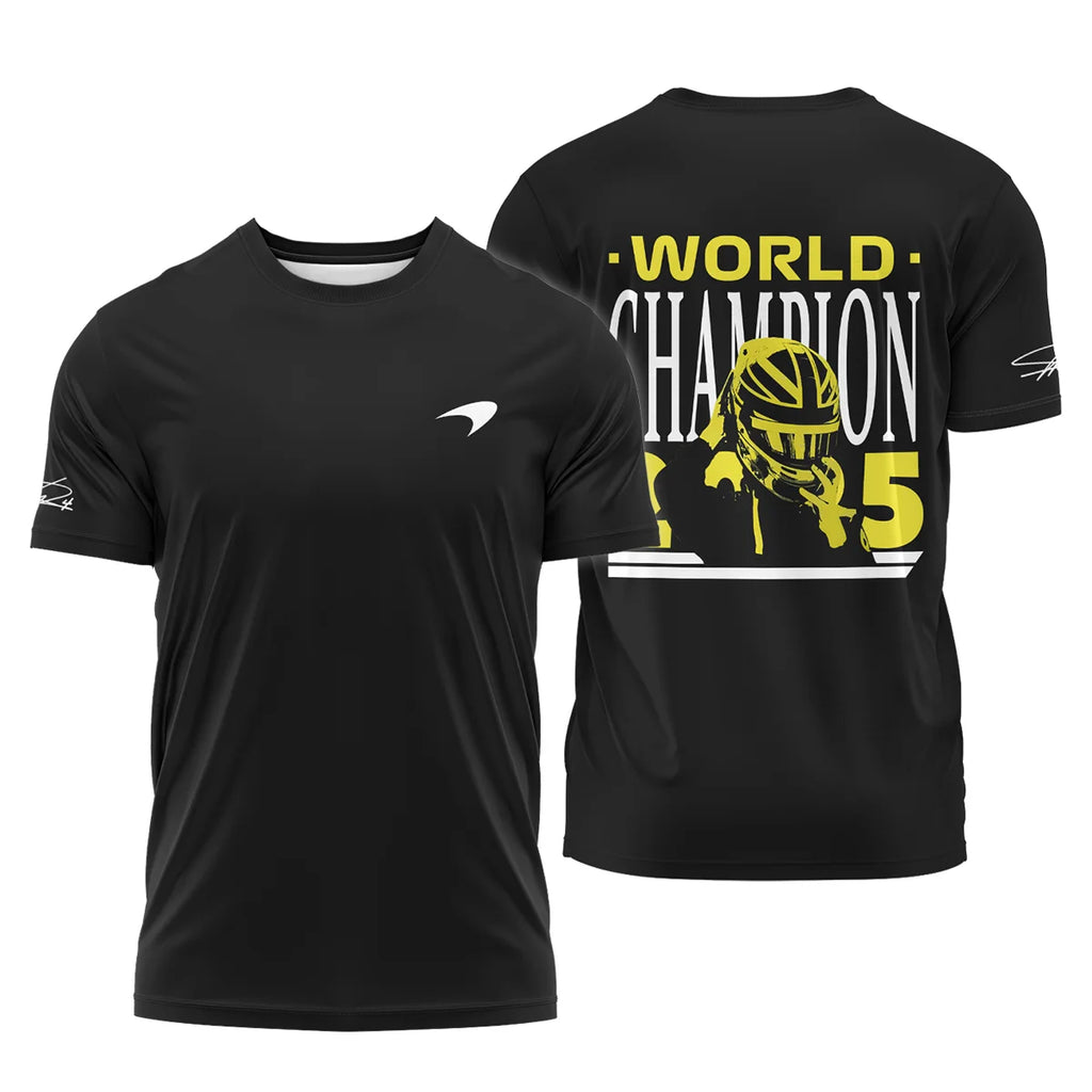World Champion 2025 Lando Norris McLaren F1 Team T-Shirt BLVALN051225A5TS