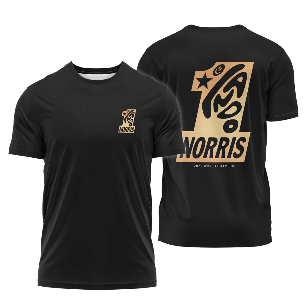 Lando Norris #1 World Champion T-Shirt BLVALN051225A9TS