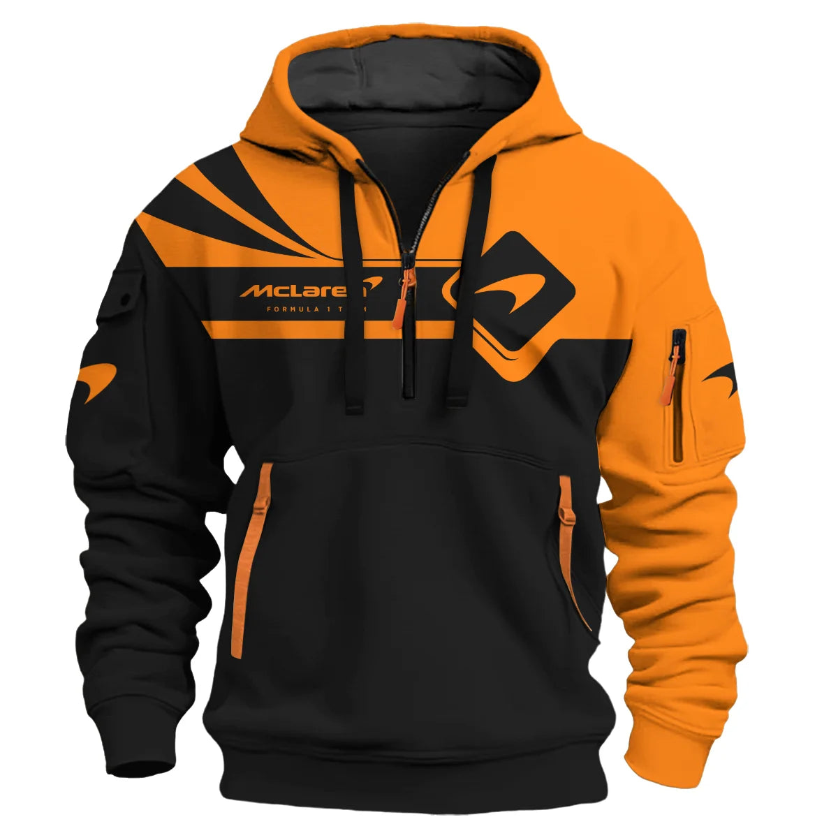 Oscar Piastri McLaren F1 Exclusive Logo Hoodie Half Zip BLMCL5525A33HZ